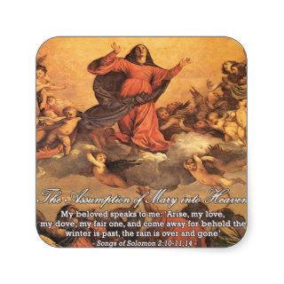 The Assumption of Mary into Heaven II Sticker