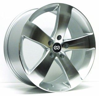 Enkei GP5  Performance Series Wheel, Silver Machined (18x8"   5x112, 45mm Offset) One Wheel/Rim Automotive