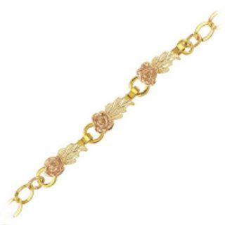 Black Hills Gold Rose Bracelet: Jewelry