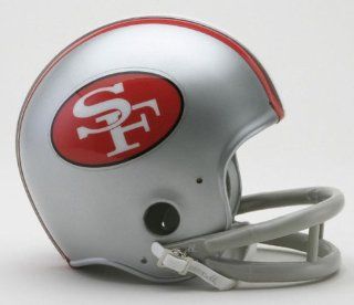 Riddell San Francisco 49ers Mini Replica Throwback Helmet : Sports Related Collectible Mini Helmets : Sports & Outdoors