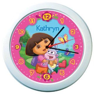 Dora The Explorer Personalized Clock : Childrens Teaching Clocks : Baby