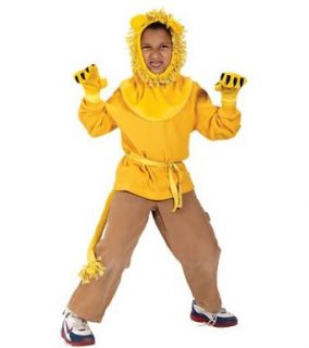 Comfy Cotton Velour Make Believe Hood with Tail and Mitts, Lion: Toys & Games