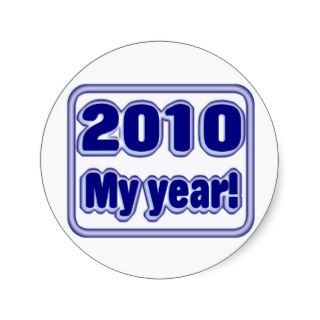 2010 My Year Round Sticker