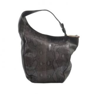 Authentic Gucci Python Skin Logo Decorated Hobo Bag: Shoulder Handbags: Clothing