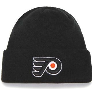 PHILADELPHIA FLYERS (B47) Black Cuff Beanie Hat   NHL Cuffed Winter Knit Toque Cap : Sports Fan Novelty Headwear : Sports & Outdoors