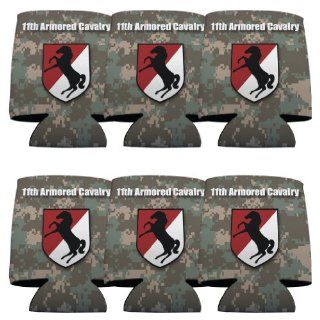 Military 11th Armored Cavalry Koozie Set  6 designs  Set of 6: Kitchen & Dining
