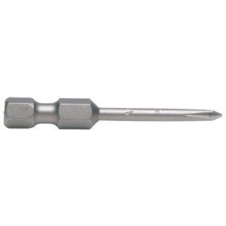 APEX 1/4" Phillips Hex Power Bit   Model: 492 B ACR Point Size: 2 Body Diameter: 1/4" Overall Length: 3 1/2"   Hex Shank Drill Bits  