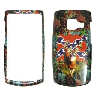 Deer & Rebel Flag on Camo Camouflage camo Hard Case Faceplate Protector Cover Snap On For   Nokia X2: Cell Phones & Accessories