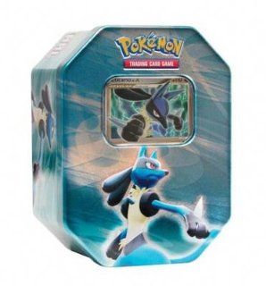 2007 Pokemon Limited Edition Collector's Tin: Lucario (Blue): Toys & Games
