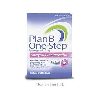 Plan B One step Emergency Contraceptive 1 Tablet: Health & Personal Care
