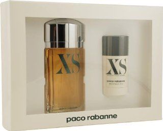 Xs by Paco Rabanne for Men. Set Eau De Toilette Spray 3.4 Ounces & Deodorant Stick 2.2 Ounces : Fragrance Sets : Beauty