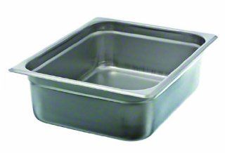 Update International SPH 504 Stainless Steel Half Anti Jam Steam Table Pan, 4 Inch: Kitchen & Dining