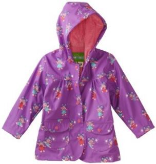 Hatley Girls 2 6X Children Abby Rain Coat, Purple, 2T: Clothing