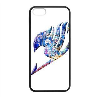 Custom Fairy Tail New Laser Technology Back Cover Case for iPhone 5 5S CLT506 Cell Phones & Accessories