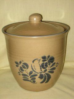 Vintage Pfaltzgraff Pottery " Folkart Pattern " 3 Quart Canister / Cookie Jar   #506/501 : Everything Else