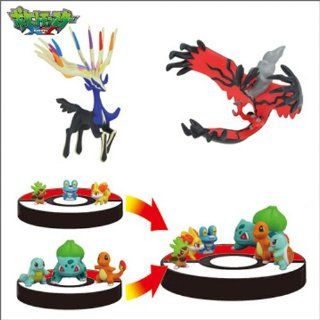 Pokemon XY Zukan 1/40 Scale Real Figures Tomy   Set of 4: Toys & Games