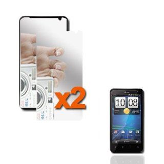 2X Custom Fit Mirror Screen Guard Protector For HTC Vivid: Cell Phones & Accessories