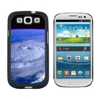 Hurricane   Earth Satellite Weather Image   Snap On Hard Protective Case for Samsung Galaxy S3   Black: Cell Phones & Accessories