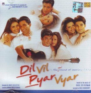 Dil Vil Pyar Vyar   (CD 1 & 2)(Hindi Music/ Bollywood Songs / Film Soundtrack / R. Madhvan / Sonali Kulkarni / Various Artists/ Hariharan/Kavita Krishnamurthy / R. D. Burman): Music