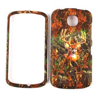 Camouflage Deer and Leaves Camo Snap on Cover Faceplate for Pantech Marauder: Cell Phones & Accessories