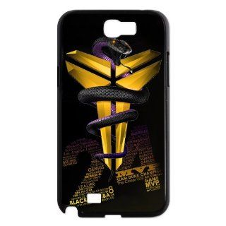 Samsung Galaxy Note2 N7100 hard Case Cover with Los Angeles Lakers Kobe Bryant background: Cell Phones & Accessories