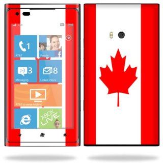 Protective Vinyl Skin Decal Cover for Nokia Lumia 900 4G Windows Phone AT&T Cell Phone Sticker Skins Canadian Pride: Cell Phones & Accessories