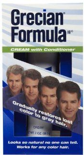 Grecian Formula Cream with Conditioner Hair Color ~ 1 Box : Chemical Hair Dyes : Beauty