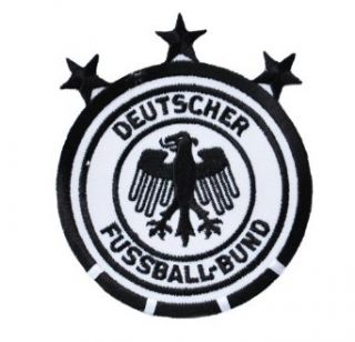 GERMANY SOCCER SHIELD PATCH w/star: Clothing
