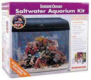 Instant Ocean PFES12MK Instant Ocean Saltwater Aquarium Kit (Acrylic), 12 Gallon : Desk Top Aquariums : Pet Supplies