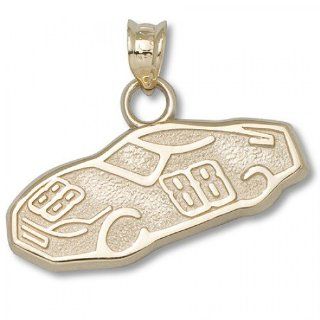 Number 88 Car Pendant   Nascar in Gold Plated   Divine   Unisex Adult: GEMaffair Jewelry