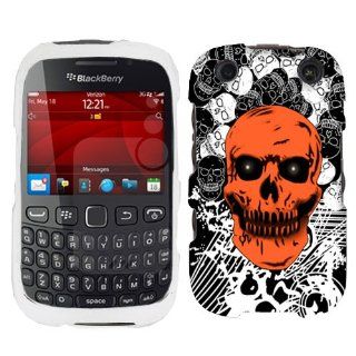 BlackBerry Curve 9310 Red Skull Hard Case Phone Cover: Cell Phones & Accessories