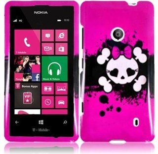 Lecherous Cute Skull Hard Case Cover Premium Protector for Nokia Lumia 521 520 (by AT&T / Metro PCS / T Mobile) with Free Gift Reliable Accessory Pen: Cell Phones & Accessories