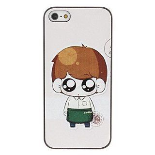 Cute Boy Pattern Hard Case for iPhone 5/5S : Cell Phone Carrying Cases : Sports & Outdoors