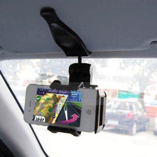 Universal Car Sun Visor Sunshade Clip Mount Holder For Apple iPhone 5 5G 5th SS8 Cell Phones & Accessories