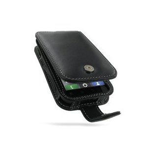 PDair Leather Case for Motorola DEFY MB525   Flip Type (Black): Electronics