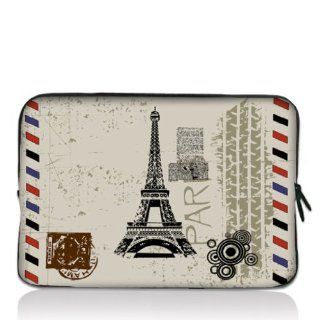 Eiffel Tower 13" 13.3" inch Notebook Laptop Case Sleeve Carrying bag for Apple Macbook pro 13 Air 13/ Samsung 900X3 530 535U3/Dell XPS 13 Vostro 3360 inspiron 13/ ASUS UX32 UX31 U36 X35 /SONY SD4 13/ ACER 13/ThinkPad X1 L330 E330 Computers &