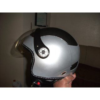 VCAN V528 Milano European Style Open Face Helmet (White, Medium): Automotive