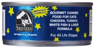 Solid Gold Gourmet   Chicken, Turkey, White Fish & Liver   24 x 5.5 oz : Canned Wet Pet Food : Pet Supplies