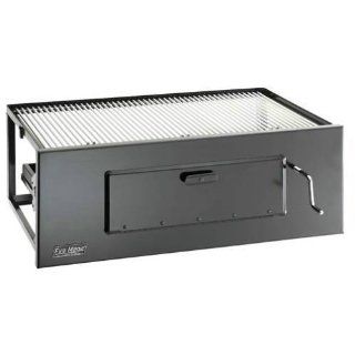 30" by 18" Slide In Charcoal Grill with 540 Sq In Cooking : Built In Grills : Patio, Lawn & Garden