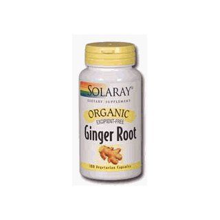 Organic Ginger Root 540mg Solaray 100 Caps: Health & Personal Care