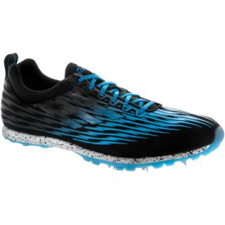 adidas XCS 5 Spike: adidas Mens Running Shoes Black/Solar Blue/Running White