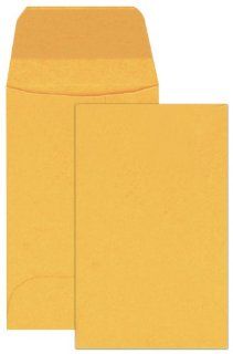 Columbian CO544 (#5 1/2) 3 1/8x5 1/2 Inch Coin Lightweight Brown Kraft Envelopes, 500 Count : Office Products