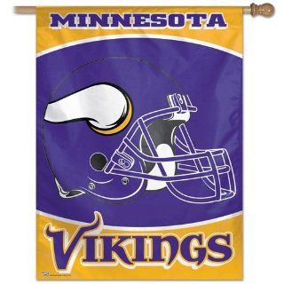 Minnesota Vikings 27"x37" Inches NFL Vertical Banner/Wall Hanging : Outdoor Flags : Sports & Outdoors