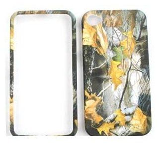 APPLE IPHONE 4 / 4S AT&T VERIZON Dry Leaves CAMO CAMOUFLAGE HUNTER HARD PROTECTOR COVER CASE / SNAP ON PERFECT FIT CASE Cell Phones & Accessories