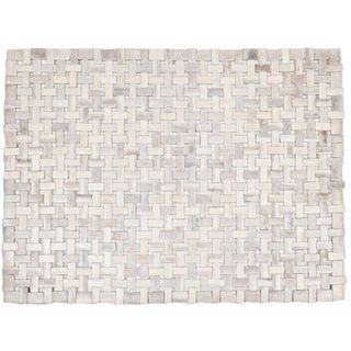 Douglas Exotic Wood White Doormat (1'6 x 2'6) Door Mats