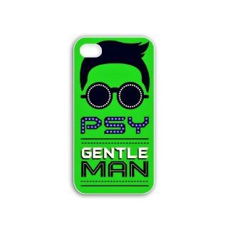 Iphone 4/4S Mobile Case DIY New Creative Cellphone Back Cover Scratchproof Cellphone Case with Creative Design Pictures Series PSY Gentleman: Cell Phones & Accessories