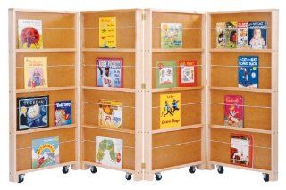 Mobile Library Bookcase   4 Sections   School & Play Furniture: Baby