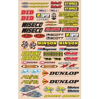 N Style Large Logo Decal Sheets MotoX Motorcycle Graphic Kit Accessories   Sticker Kit V2 / One Size Automotive