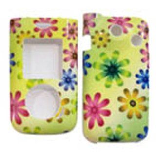 Hard Plastic Snap on Cover Fits LG LX550 Fusic Color Daisy Sprint: Cell Phones & Accessories
