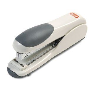 Max HD 50DFGY Max Flat Clinch Standard Stapler, 30 Sheet Capacity, Gray : Desk Staplers : Office Products
